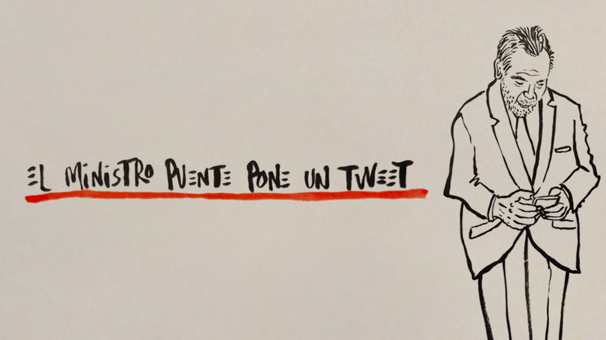 La viñeta sobre... Puente pone un tweet