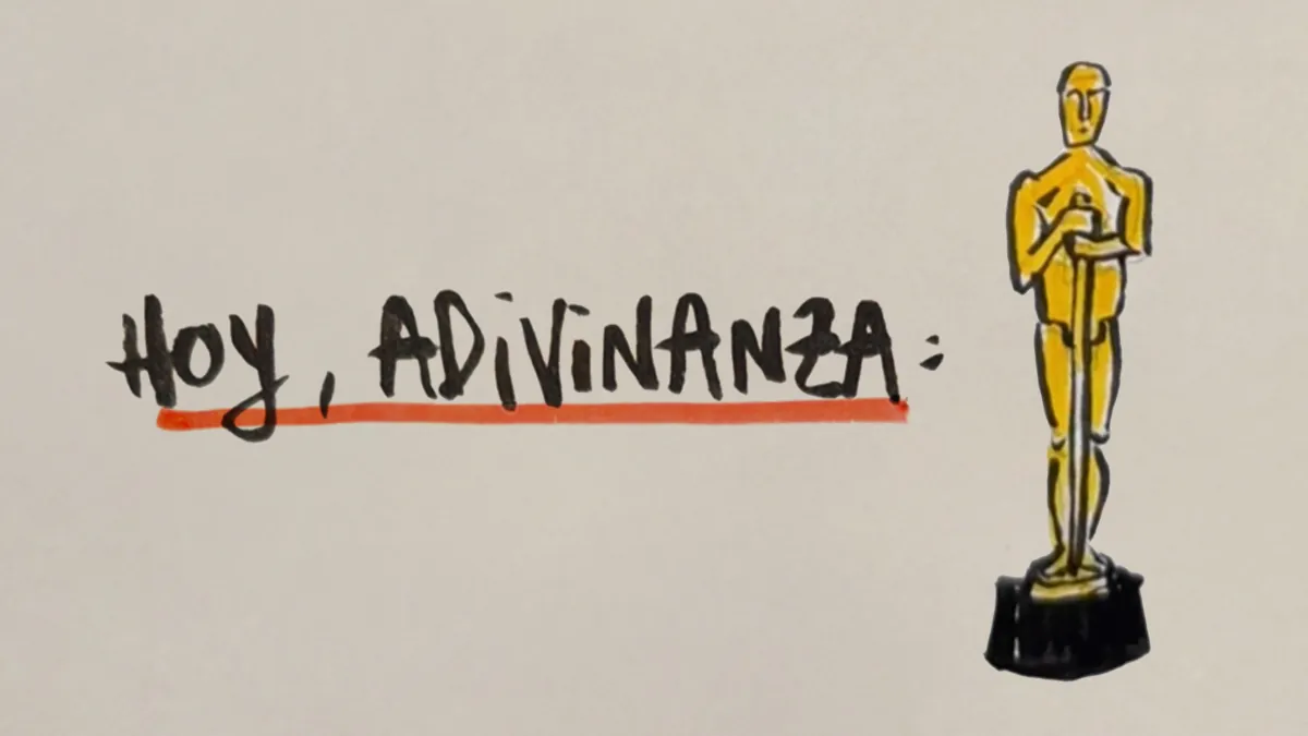 La viñeta sobre... hoy, adivinanza