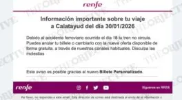 Renfe cancela «por error» cientos de billetes de Madrid a Barcelona por el siniestro de Adamuz
