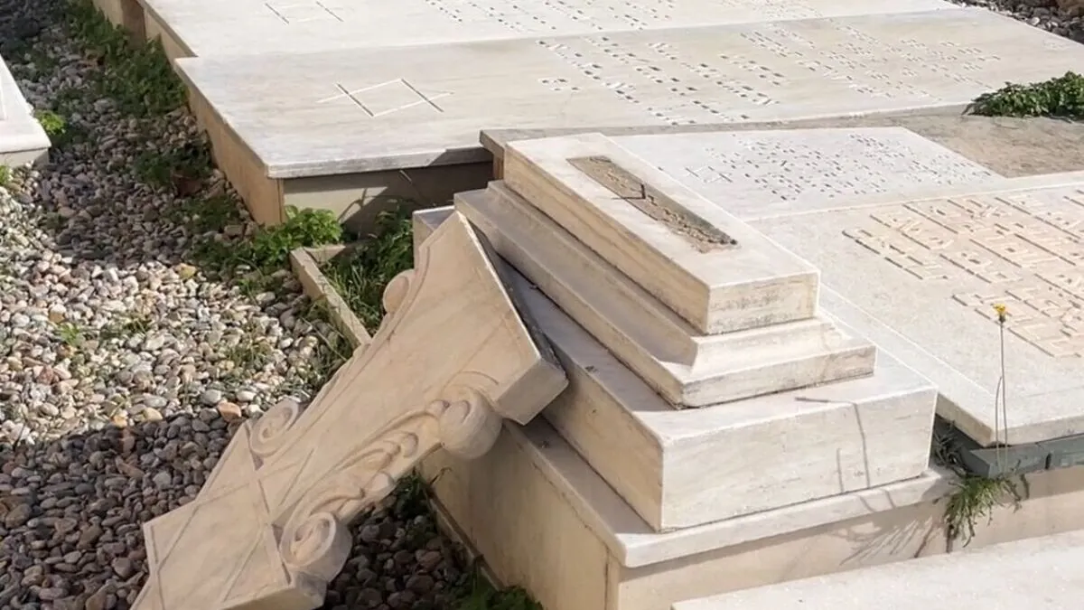 La comunidad judía denuncia vandalismo contra varias tumbas en un cementerio de Barcelona