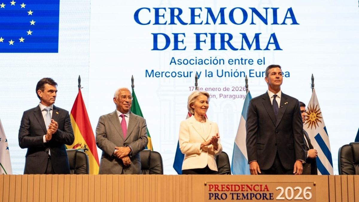 Representantes de la UE y Mercosur firman un histórico acuerdo comercial en Paraguay