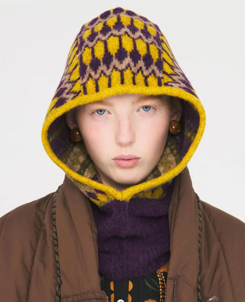 Balaclava estampada de Antik Batik. (PVP: 150€)