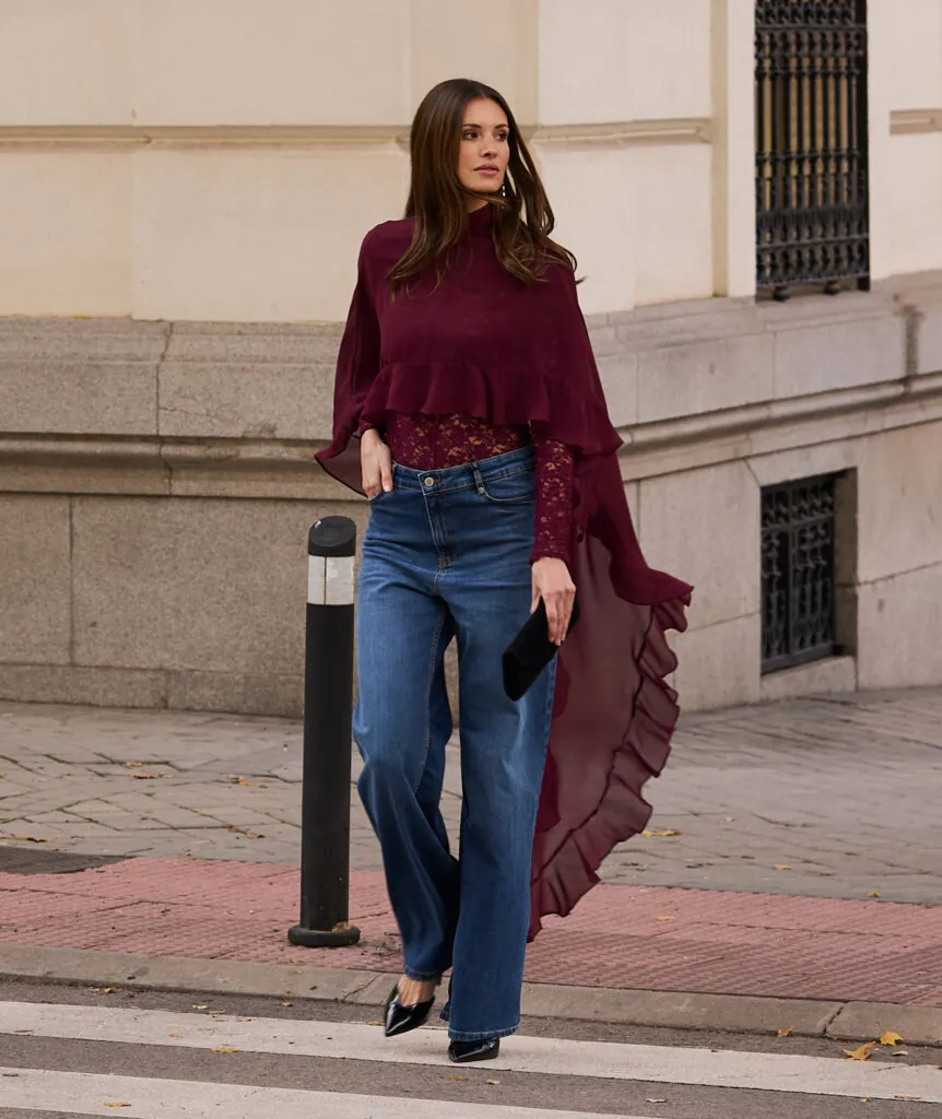 Asimetrías, encajes o vaqueros anchos son tendencias para este año. (Fuente: Bruna)