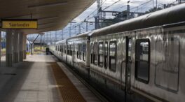 La línea ferroviaria Santander-Bilbao, suspendida por el temporal