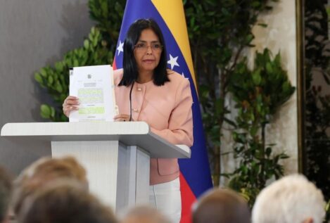 Delcy Rodríguez insta a EEUU a dejar de interferir en asuntos de Venezuela