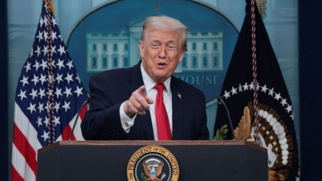 Trump dice que le «encantaría» involucrar a Machado en la transición de Venezuela