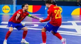 España cumple ante Bielorrusia y acaricia los cuartos de final de la Eurocopa de fútbol sala