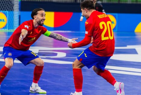 España cumple ante Bielorrusia y acaricia los cuartos de final de la Eurocopa de fútbol sala