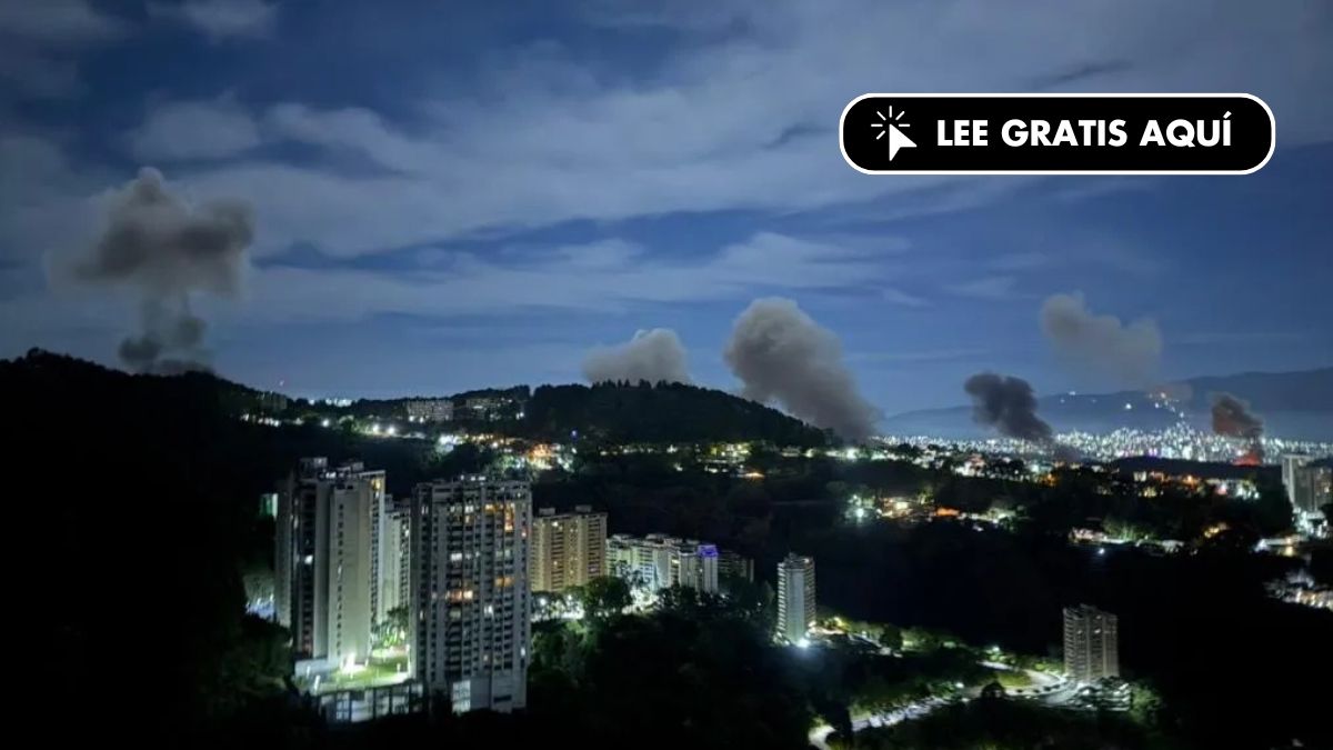 Varias explosiones sacuden Caracas en medio de las tensiones con EEUU 