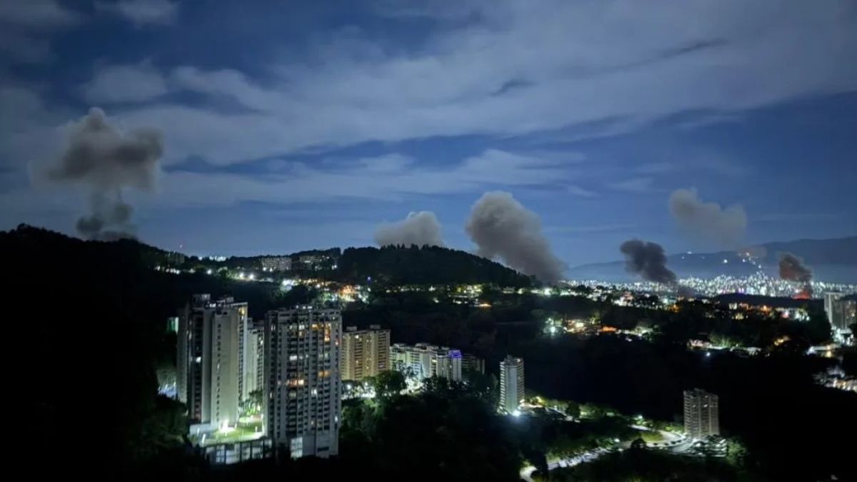 Varias explosiones sacuden Caracas en medio de las tensiones con EEUU