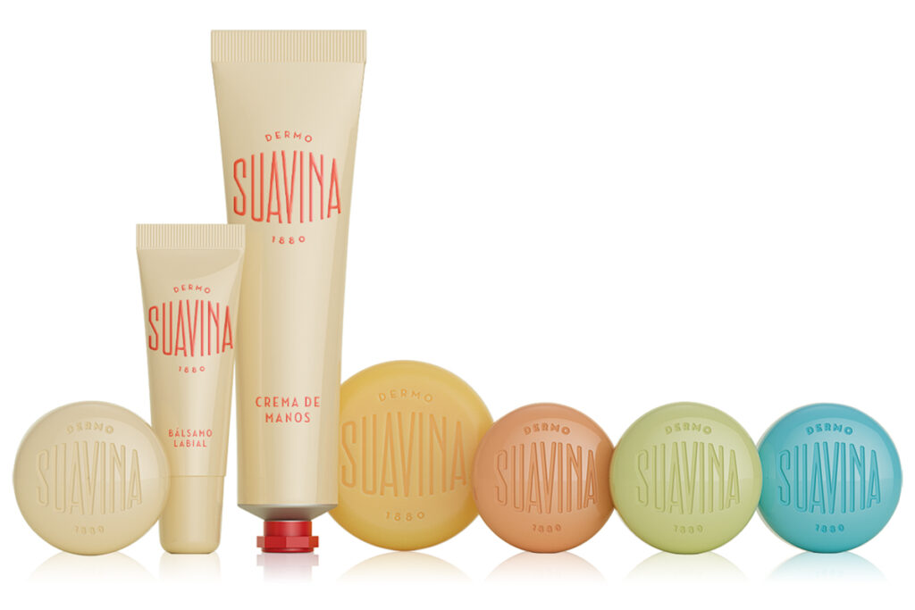 Gama de bálsamos labiales de Dermo Suavina