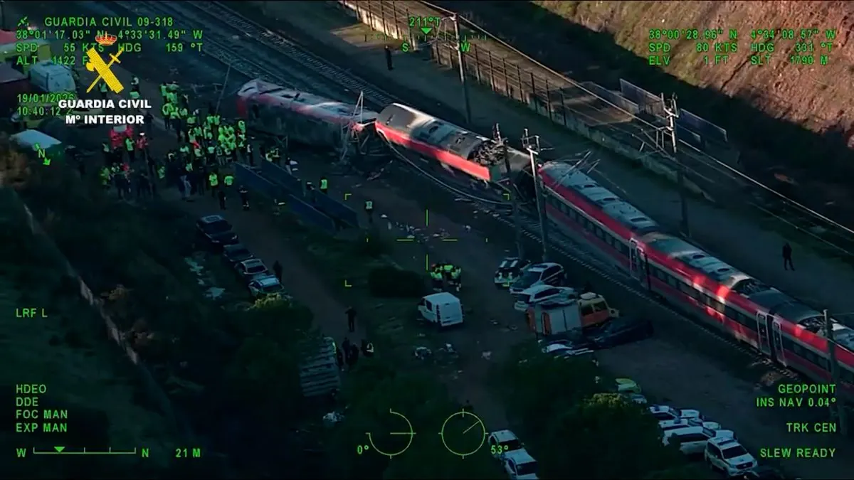 Mueren cuatro miembros de una familia de Huelva desaparecidos en el accidente de tren