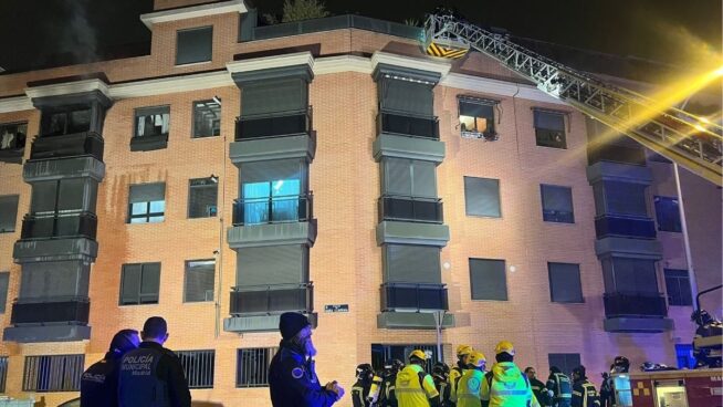 Los fallecidos en el incendio de Madrid son una mujer de 90 años y dos hermanos de 66 y 56