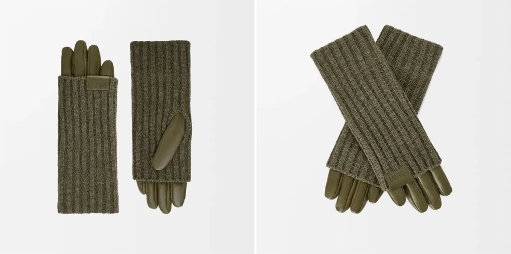 Guantes de pelo y punto de Loewe. (PVP: 520€)
