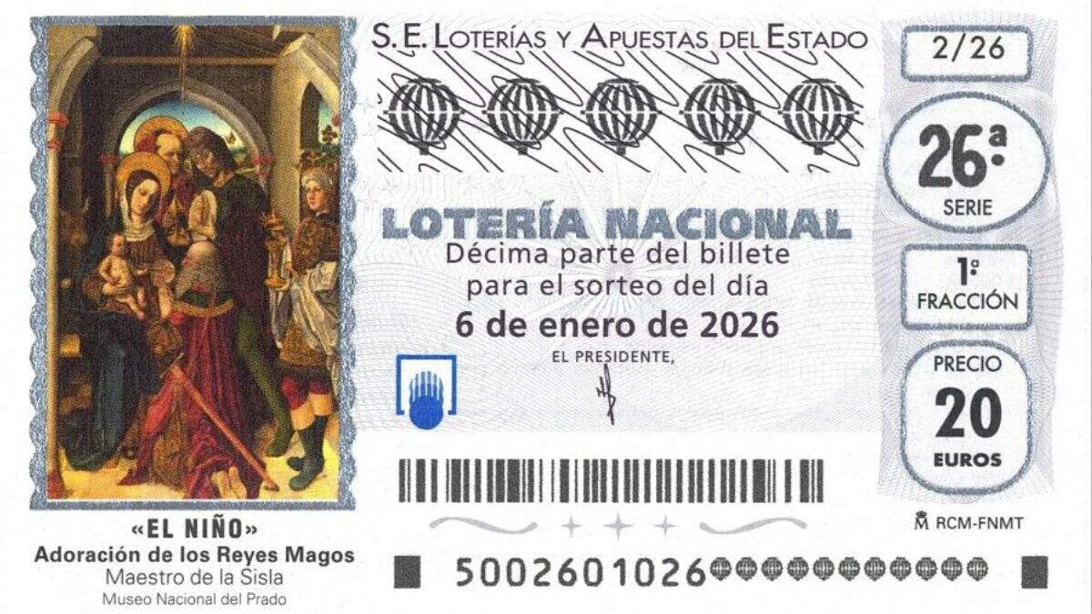 Lotería del Niño 2026: a qué hora es y dónde verlo