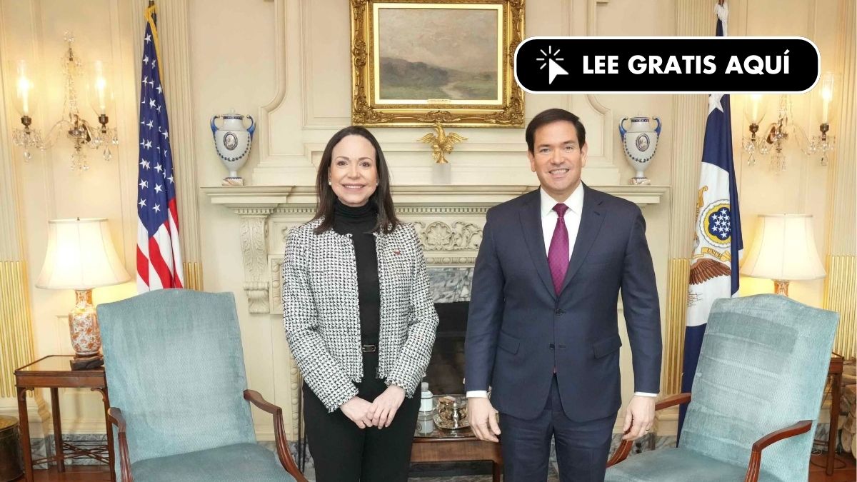 Machado cree que Venezuela es «prioridad» para Trump tras su reunión con Rubio 