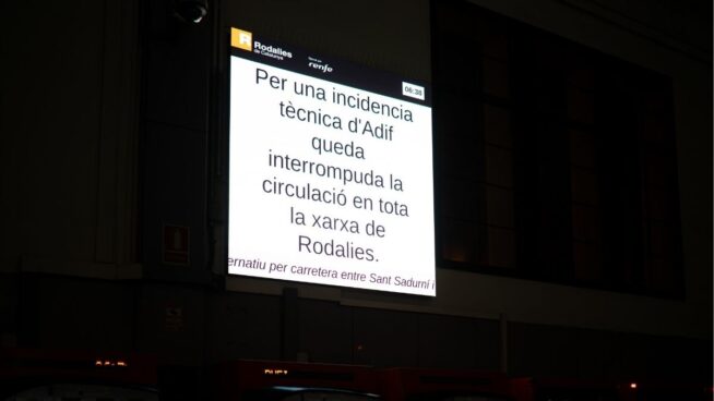 Rodalies vuelve a suspender el servicio por una incidencia en el centro de control de ADIF