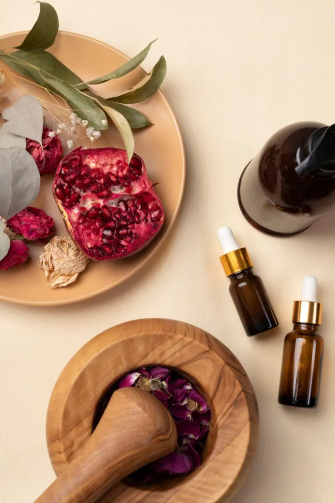 Sérum fabricado a base de granada. (Fuente: Freepik)