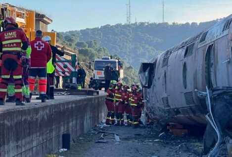 La previsión de lluvia amenaza con dificultar los trabajos de rescate en Adamuz