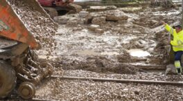 Reabre la circulación ferroviaria Córdoba-Jaén, cortada en Villa del Río por el agua de las lluvias