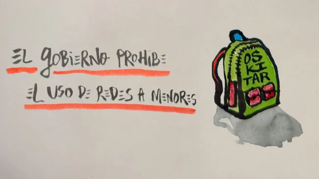 La viñeta sobre... redes sociales y menores