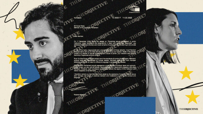 La Eurocámara amonesta a Alvise por sus comentarios sobre Irene Montero en un pleno