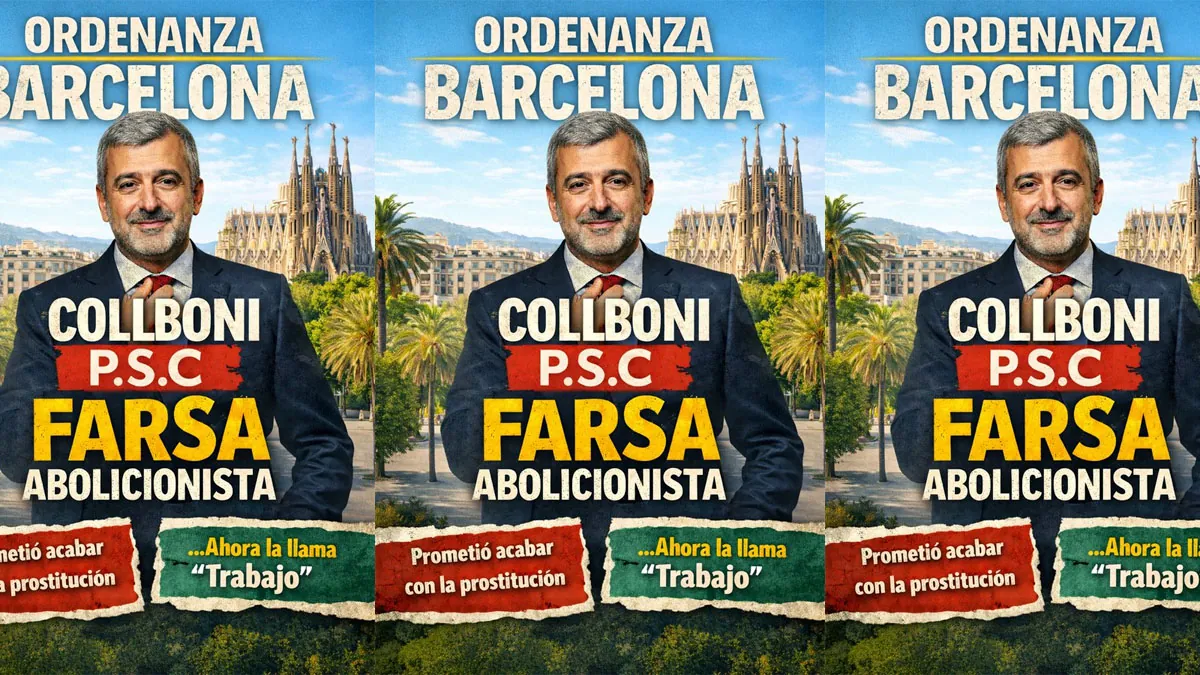 Las feministas, contra Collboni: Barcelona se olvida de la abolición de la prostitución