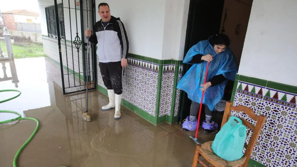 Casa inundada temporal