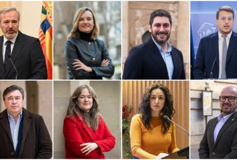Estos son los candidatos de PP, PSOE, Vox, CHA o Podemos en las elecciones de Aragón