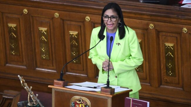 Trump alaba a Delcy Rodríguez por hacer un «gran trabajo»