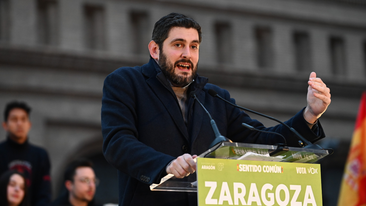 Nolasco (Vox) espera la llamada de Azcón y se ofrece para «cambiar las políticas socialistas»