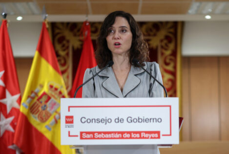 Ayuso tilda de «perverso» que el Gobierno quiera «mezclar inquiokupación y pensiones»