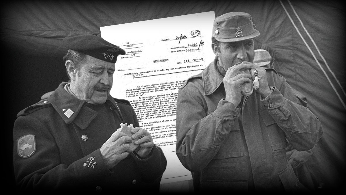 Juan Carlos I se entrevistó con Milans del Bosch tras el 23-F, según un informe del Cesid