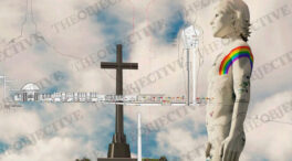 El Gobierno barajó construir una estatua LGTB desnuda de 183 metros en el Valle de los Caídos