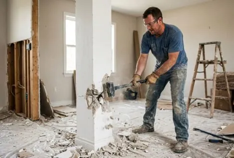 La Ley de Propiedad Horizontal lo esclarece: prohibido tirar un muro de carga o pilar en tu reforma sin avisar a los vecinos