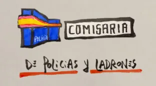 La viñeta sobre... policías y ladrones