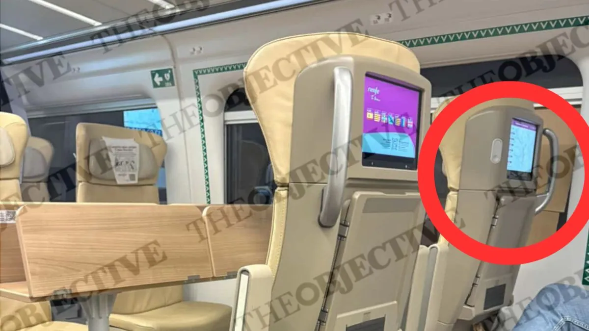 Renfe tapa las ventanas rotas de los trenes con cartones