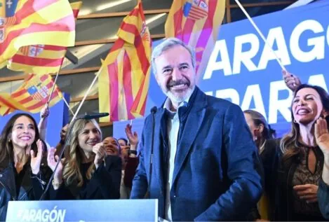 Azcón baraja un gobierno en solitario con la abstención de Vox y Aragón Existe