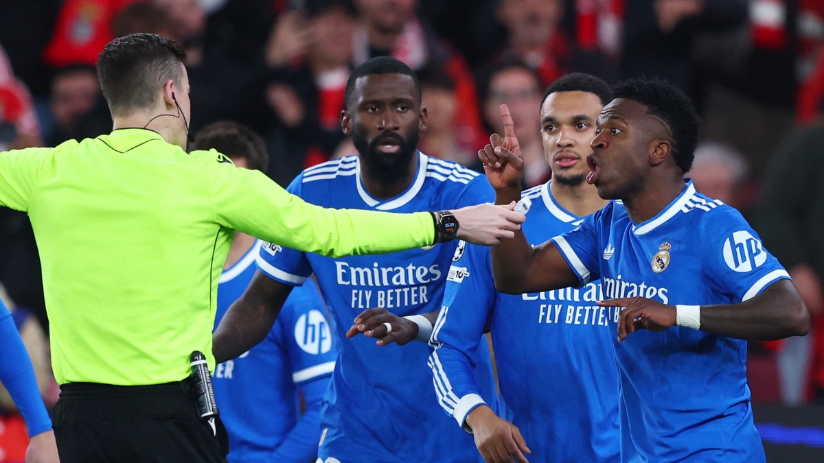 El Benfica – Real Madrid, detenido durante 10 minutos por insultos racistas a Vinicius