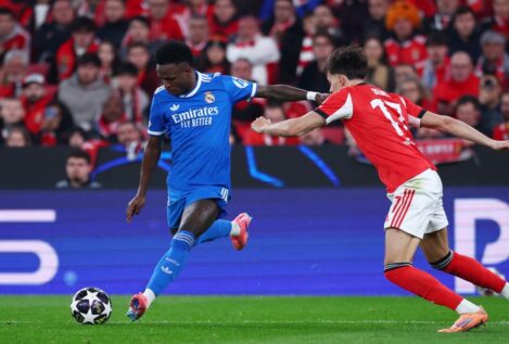 Vinicius brilla con un golazo que enciende el duelo ante el Benfica