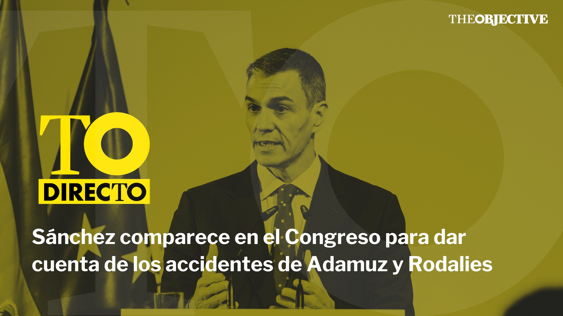 Sánchez comparece en el Congreso para dar cuenta de los accidentes de Adamuz y Rodalies