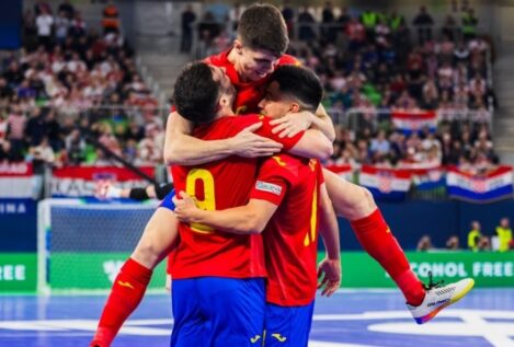 España resiste a Croacia y jugará la final del Europeo de fútbol sala