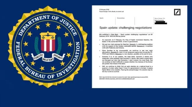 Epstein tenía un informe que situaba a Sánchez en Moncloa años antes de la moción de censura