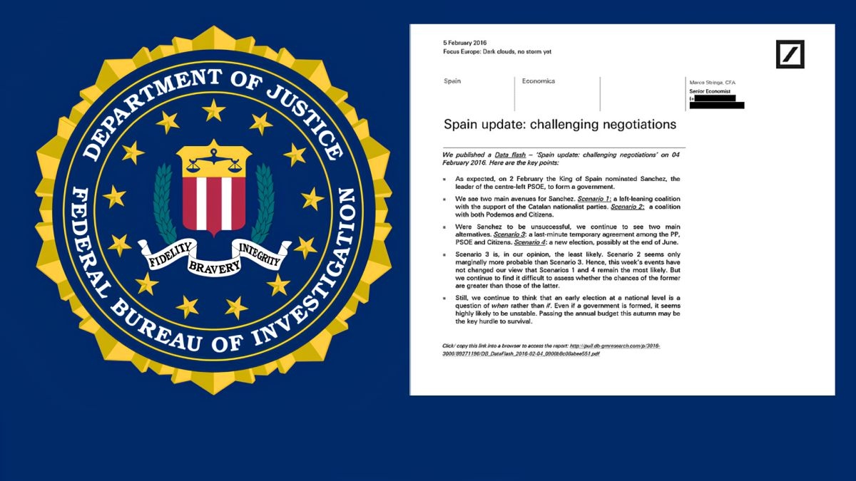 Epstein tenía un informe que situaba a Sánchez en Moncloa años antes de la moción de censura