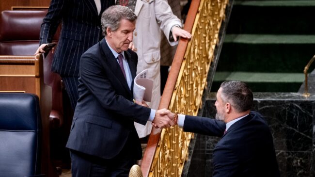 Abascal alerta del «grave error» de Feijóo por «patrocinar una guerra sucia» contra Vox