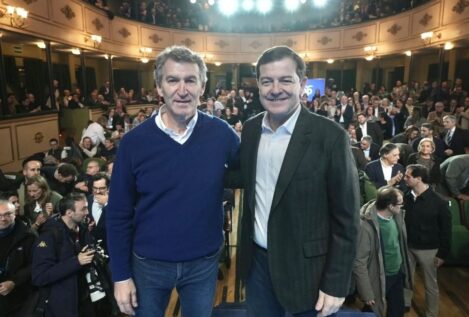 Feijóo asegura que Óscar López «no le llega a la suela de los zapatos a Javier Lambán»