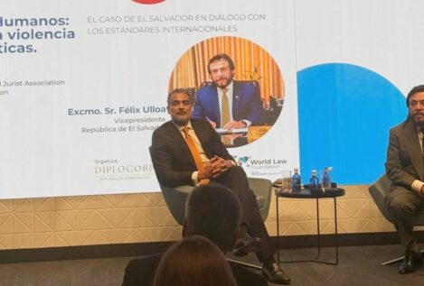 El vicepresidente de El Salvador: «El estado de excepción terminará cuando lo pida el pueblo»