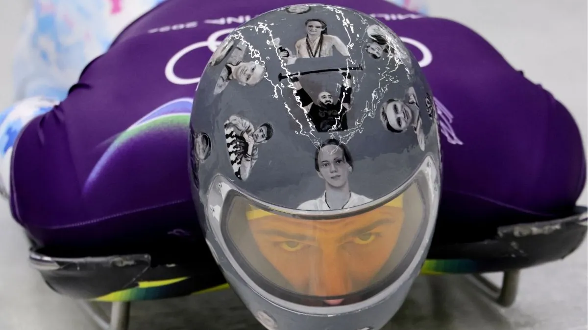 El COI prohíbe a un piloto ucraniano de skeleton un casco homenaje a los fallecidos por la guerra