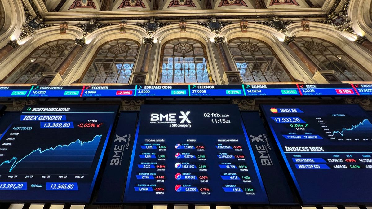 El Ibex 35 supera los 18.000 puntos por primera vez en su historia