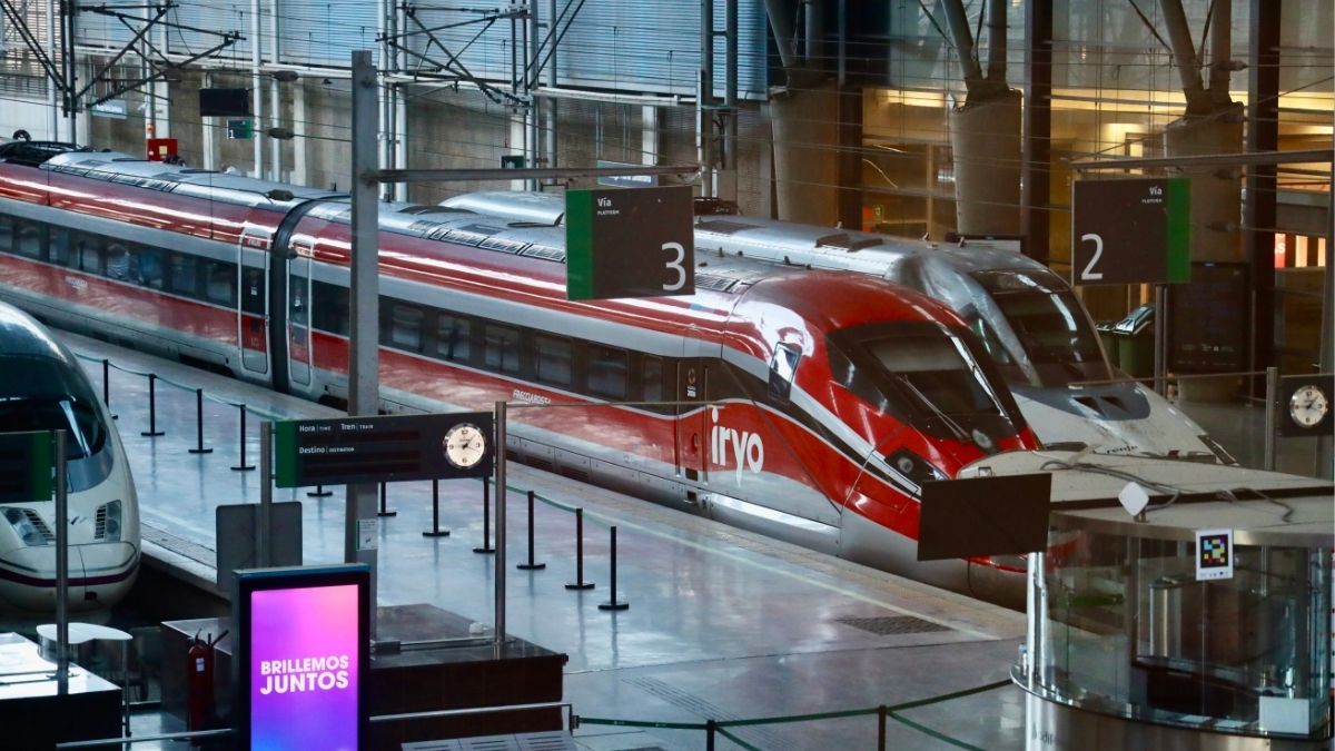 Iryo anuncia un plan alternativo para la línea Madrid-Barcelona desde el jueves al sábado